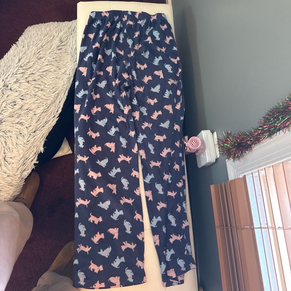 Kids Pajamas with Animal Print - Blue and Pink